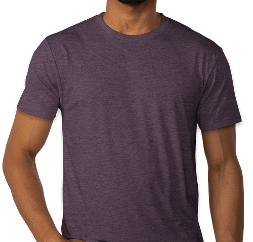 Next Level Tri-Blend T-shirt - Color: Vintage Purple