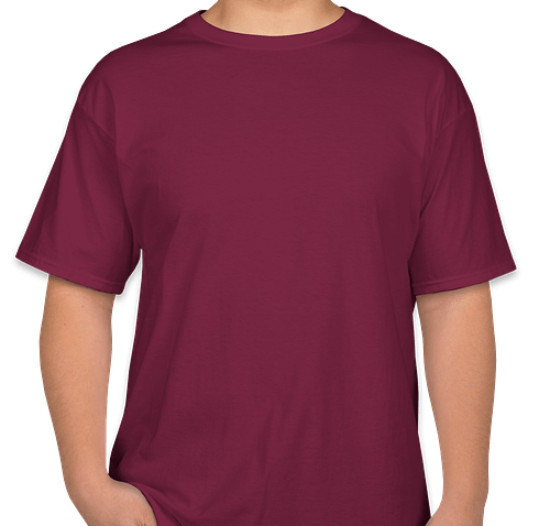 Hanes 100% Cotton T-shirt - Color: Maroon