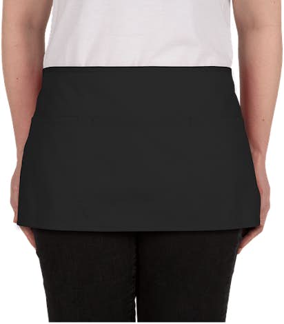 Port Authority Stain Release Waist Apron - Embroidered - Black