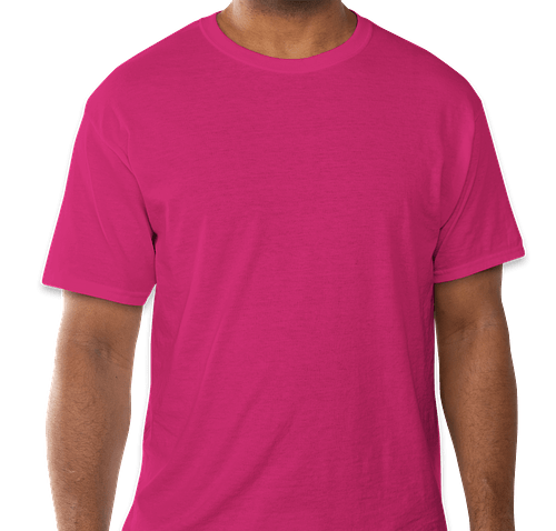 Jerzees 50/50 T-shirt - Color: Cyber Pink