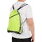 Adjustable Strap Contrast Zipper Drawstring Bag - Other View: 1
