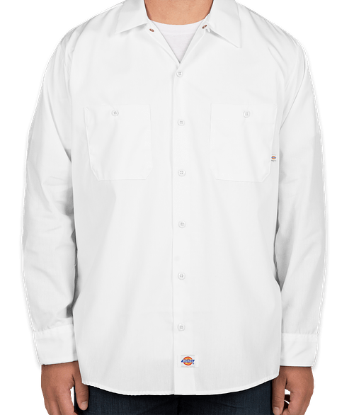 dickies lightweight industrial work shirt