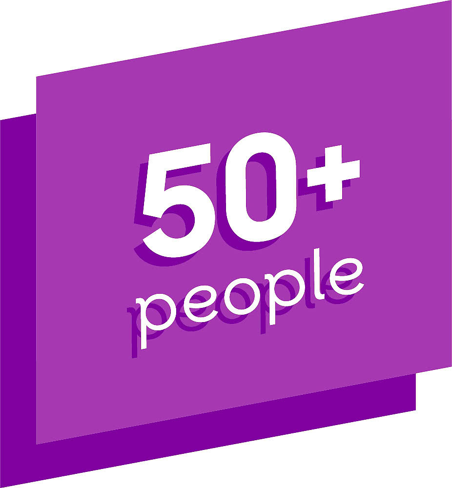 50+ People