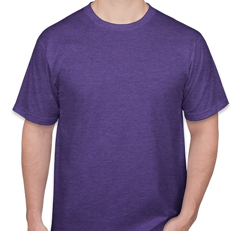 Anvil Jersey T-shirt - Color: Heather Purple