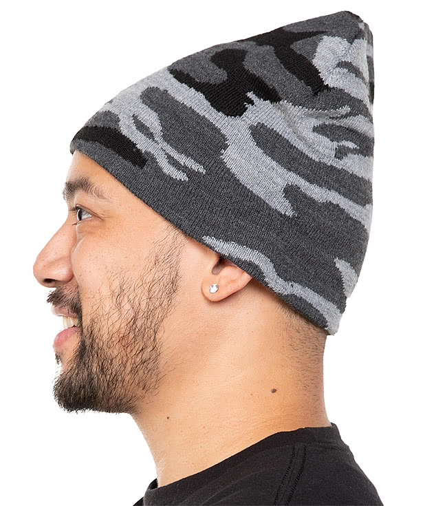 Custom Cap America Camo Knit Beanie Design Beanies Online at