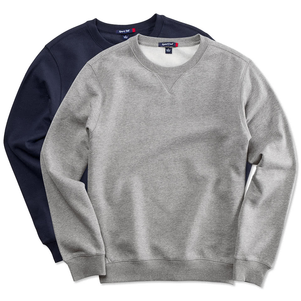 sport tek crewneck sweatshirt