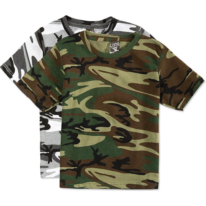 Code 5 Youth Camo T-shirt