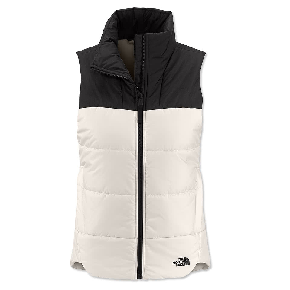 white northface vest