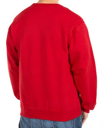 Jerzees Super Sweats® 50/50 Crewneck Sweatshirt - Other View: 2