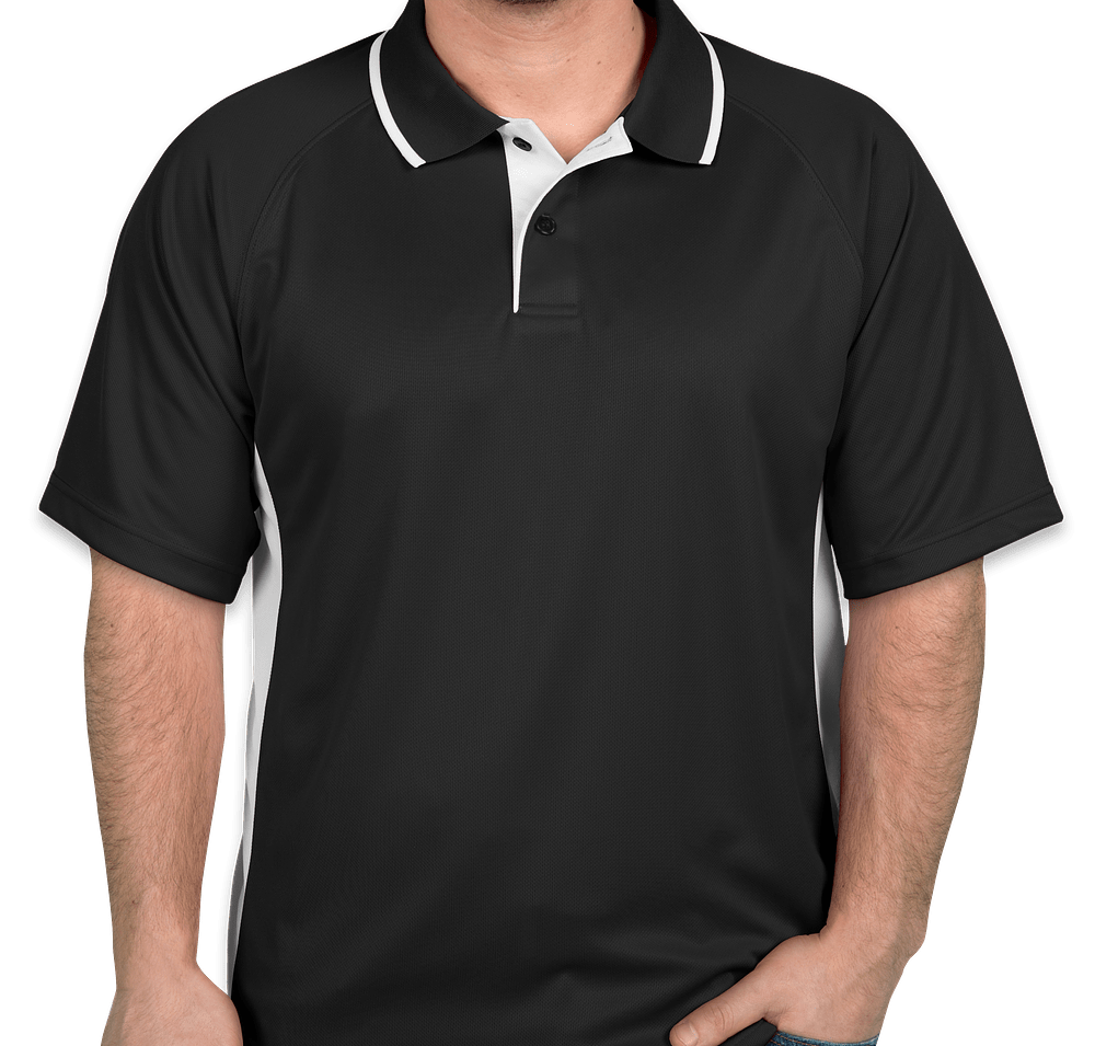 Charles River Tipped Pique Performance Polo