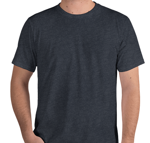 Royal Apparel Organic Eco 50/50 USA T-shirt - Color: Heather Dusk