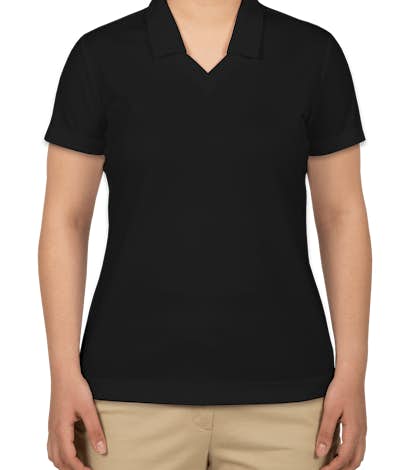 Nike Golf Women's Dri-FIT Micro Pique Performance Polo - Black