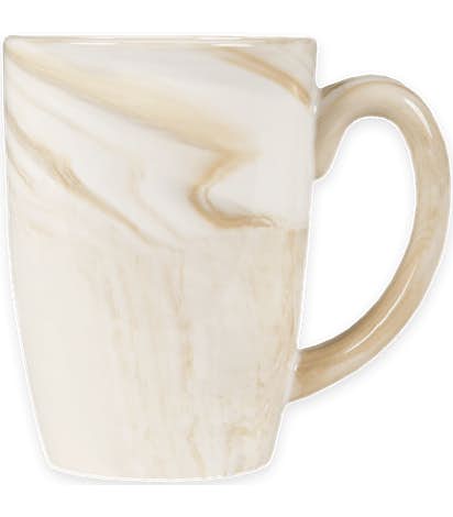 16 oz. Marbled Ceramic Mug - Brown