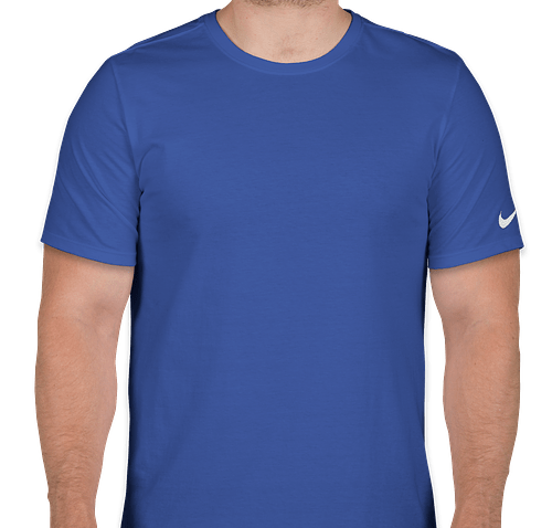 Nike 100% Cotton T-shirt - Color: Rush Blue