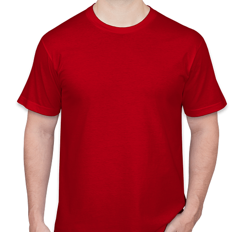 American Apparel USA-Made Jersey T-shirt - Color: Red
