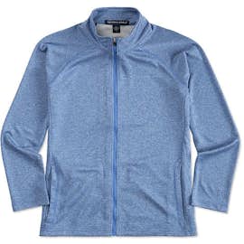 Devon & Jones Women's Heather Performance Full Zip