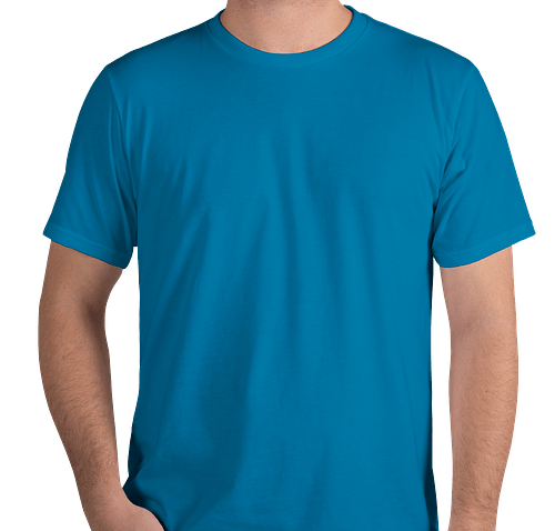 Royal Apparel Organic USA T-shirt - Color: Malibu Blue