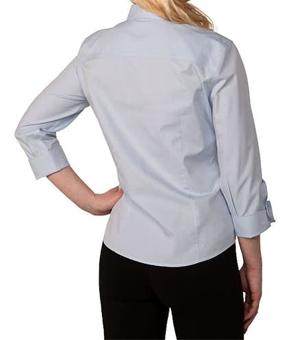 Brooks Brothers Women's Non-Iron 3/4 Sleeve Fitted Dress Shirt - Other View: 2