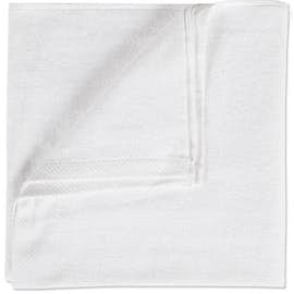 Lightweight White Screenprinted Beach Towel