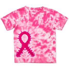 Dyenomite Youth Charity Ribbon Tie-Dye T-shirt