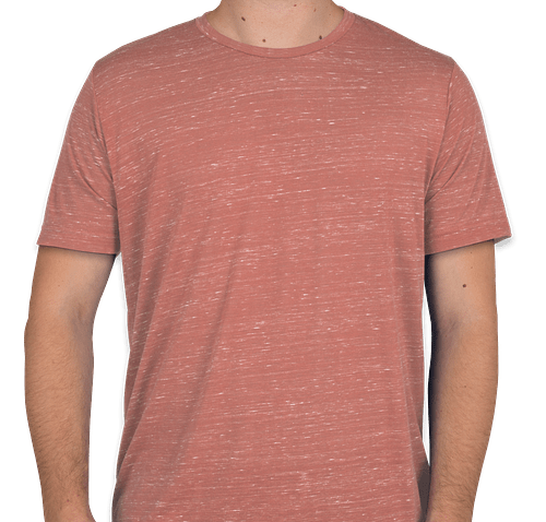 Bella + Canvas Melange Blend T-shirt - Color: Mauve Marble