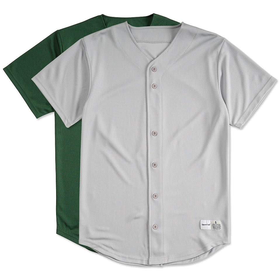 full button baseball jersey wholesale