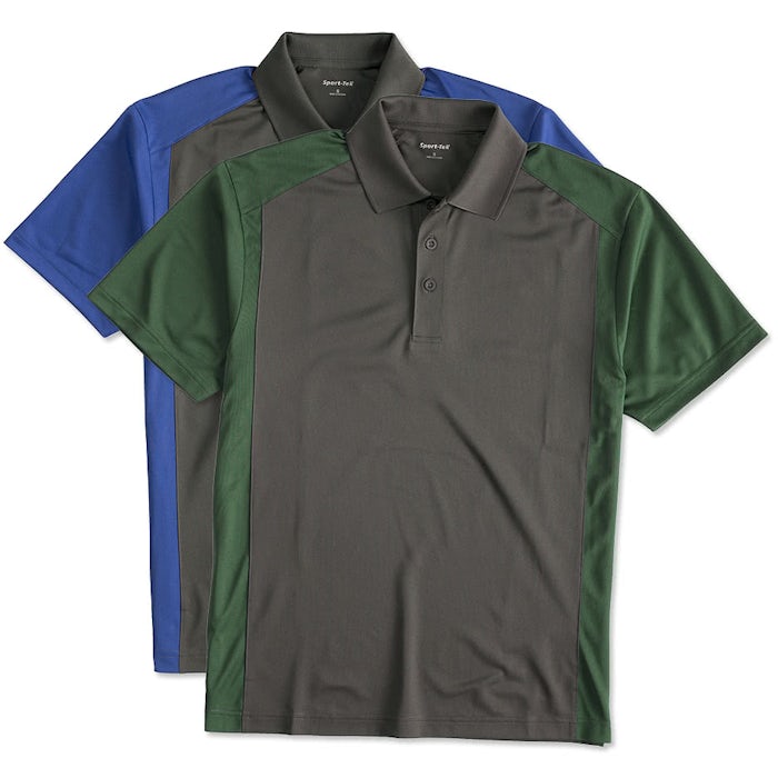 Sport-Tek Colorblock Performance Polo