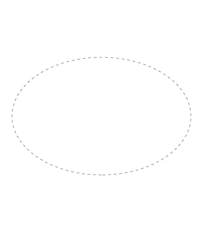 Full Color 3 in. x 2 in. Oval Vinyl Decal - White