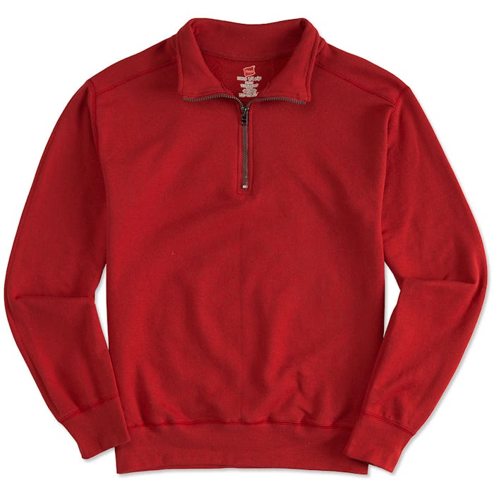 Hanes Nano Quarter Zip Sweatshirt
