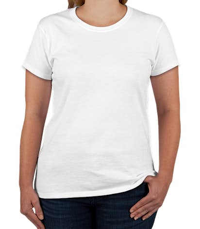 Gildan Women's 100% Cotton T-shirt - White