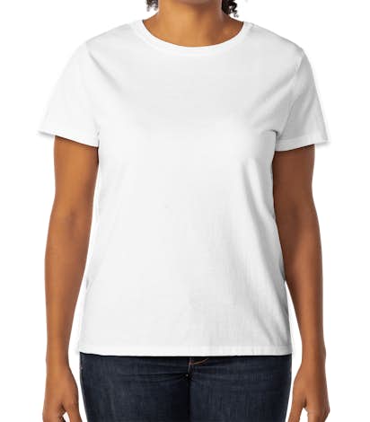 Hanes Women's 100% Cotton T-shirt - White