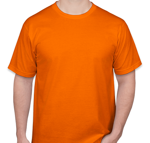 Anvil Jersey T-shirt - Color: Mandarin Orange