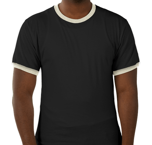 Champion Premium Fashion Ringer T-shirt - Color: Black / Chalk White