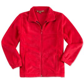 Harriton Youth Full Zip Fleece Jacket