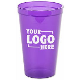 22 oz. Translucent Plastic Stadium Cup