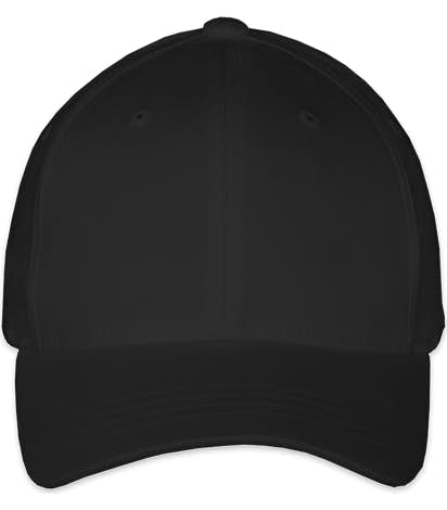 Yupoong Youth Twill Flexfit Hat - Black