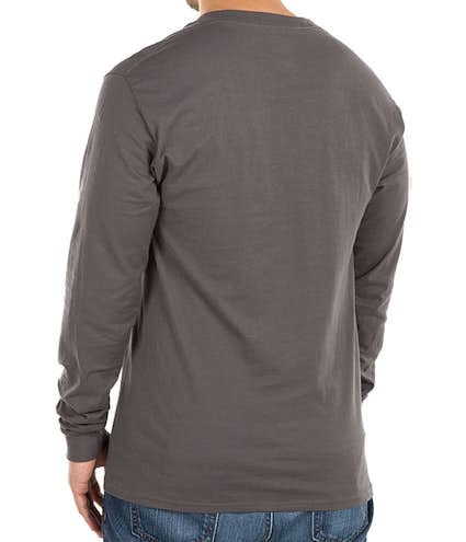 Hanes Beefy-T Long Sleeve - Other View: 2