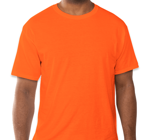 Jerzees 50/50 T-shirt - Color: Safety Orange