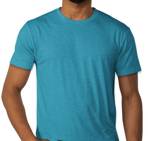 Next Level Tri-Blend T-shirt - Color: Vintage Turquoise