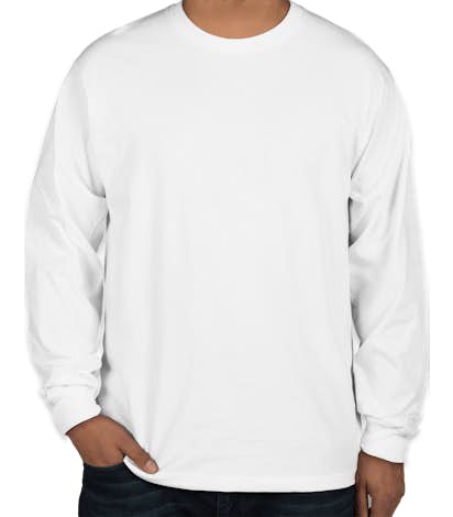 Gildan Hammer Long Sleeve T-shirt - White
