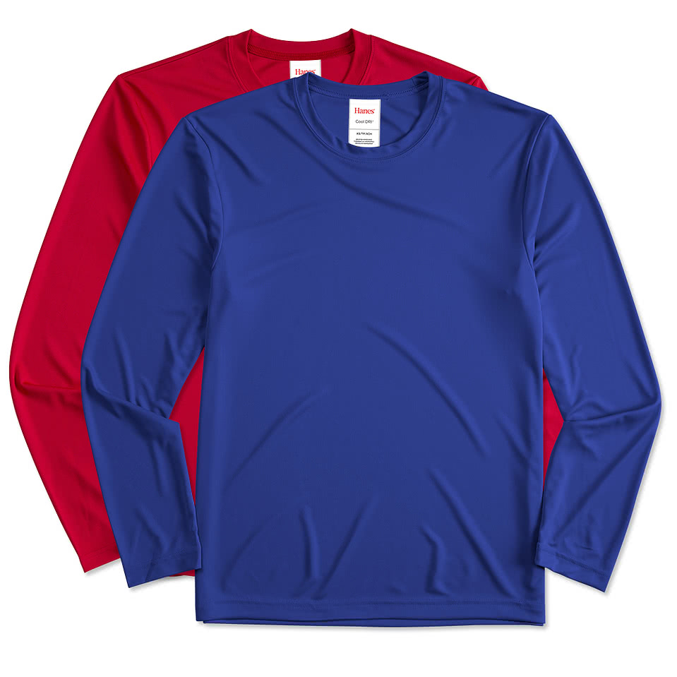Buy > hanes dri fit long sleeve shirts > in stock