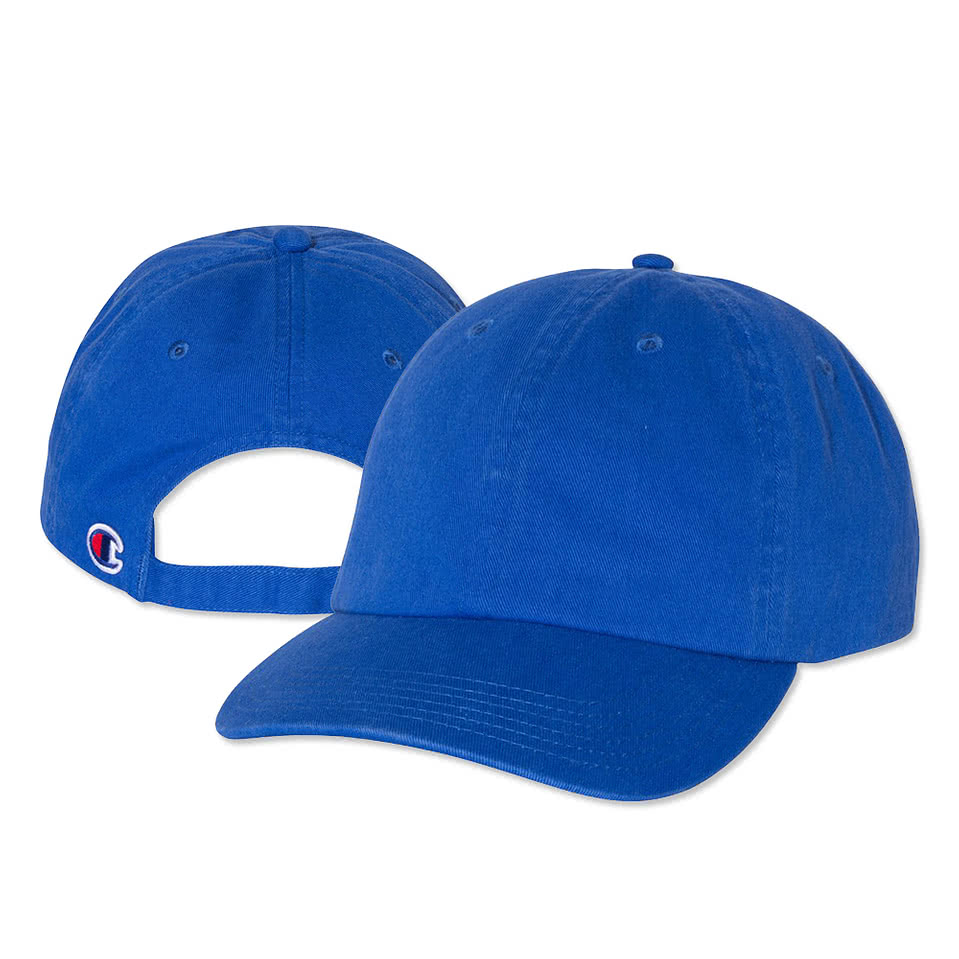 champion blue hat