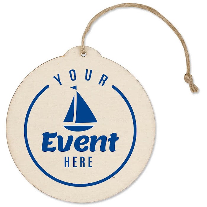 Round Wood Ornament