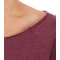 Canada - Alternative Apparel Women's Tri-Blend Wideneck Sweatshirt - Other View: 3