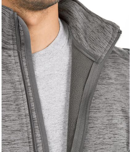 Devon & Jones Newbury Melange Fleece Vest - Other View: 3