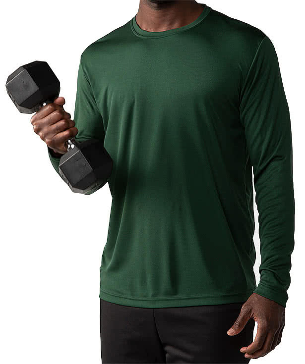 Custom SportTek Competitor Long Sleeve Performance Shirt Design Long