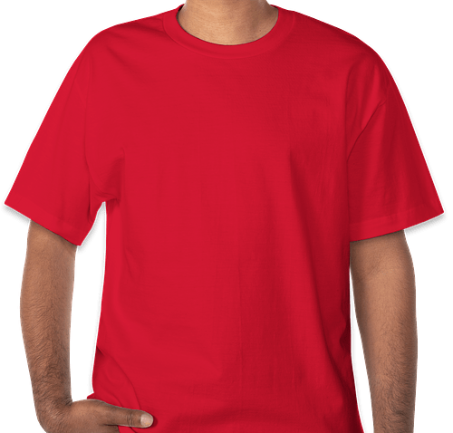 Hanes Beefy-T - Color: Athletic Red
