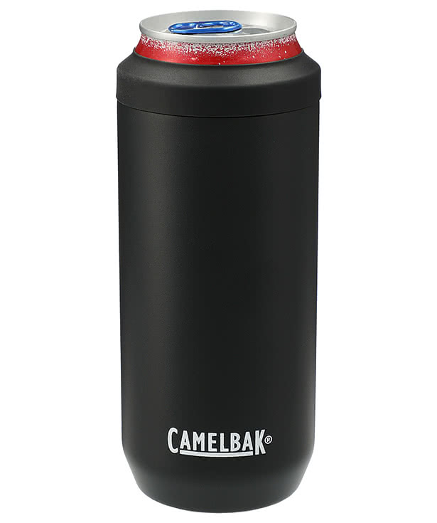 Custom CamelBak 12 oz. Stainless Steel Vacuum Insulated Slim Can Cooler