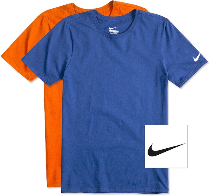 Custom Nike 100 Cotton T Shirt Design Short Sleeve T Shirts