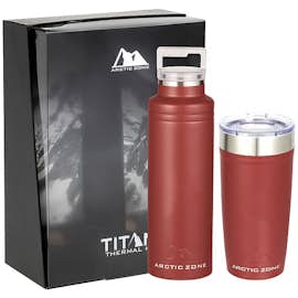20 oz. Arctic Zone Copper Vacuum Insulated Drinkware Gift Set
